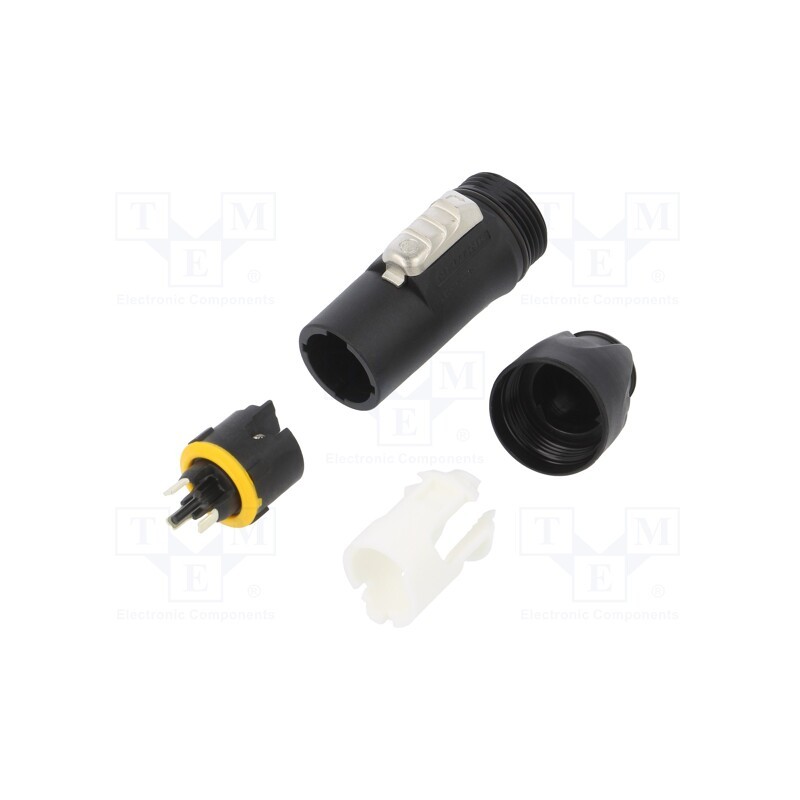 1 pcs x NEUTRIK - NAC3MX-W-TOP - Connector: circular, screw terminal, male, powerCON TRUE1 TOP