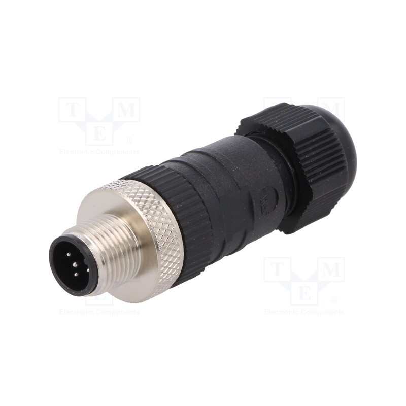 1 pcs x LUMBERG AUTOMATION - 11591 RSC 5/9 - Plug, M12, PIN: 5, male, A code-DeviceNet / CANopen, for cable