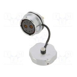 1 pcs x WEIPU - WY28K8BZM1 - Socket, WY28, female, PIN: 8, IP67, 25A, soldering, 500V, 4mm2, 11AWG