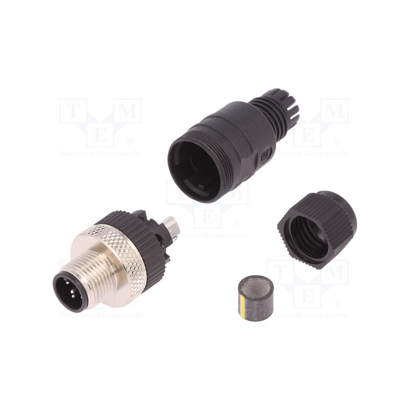 1 pcs x LUMBERG AUTOMATION - 11590 RSC 5/7 - Plug, M12, PIN: 5, male, A code-DeviceNet / CANopen, for cable