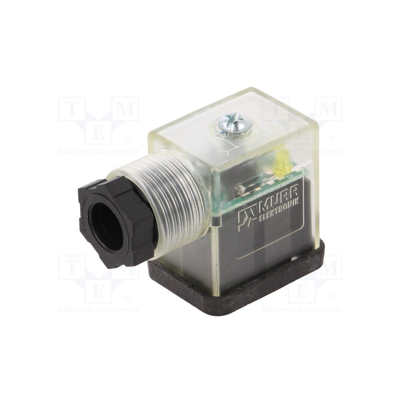 1 pcs x MURR ELEKTRONIK - 7000-29645-0000000 - Connector: valve connector, plug, form B, 10mm, female, PIN: 3, 110V