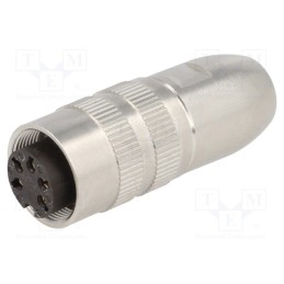 1 pcs x LUMBERG - 0322 05-1 - Connector: M16, plug, female, soldering, for cable, PIN: 5, 5A, 250V