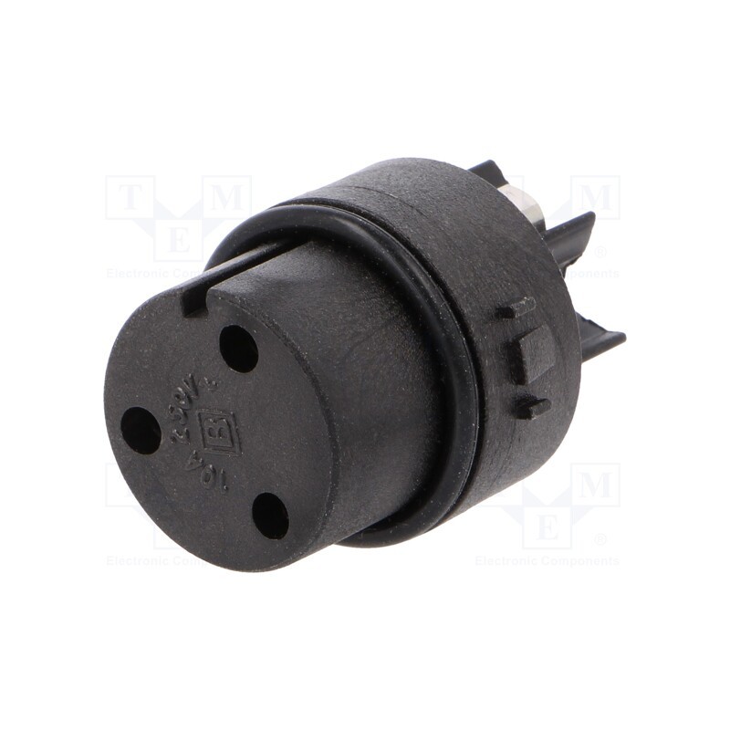 1 pcs x BULGIN - SA3229 - Connector: circular, female, PIN: 3, contact insert, 10A, 250V, 1mm2