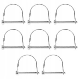 Pin D shaft mounting 8 pcs