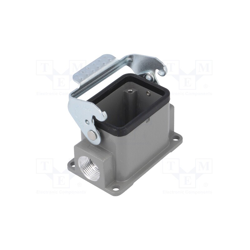 1 pcs x DEGSON ELECTRONICS - D6B-SF-1L-PG13.5 - Enclosure: for HDC connectors, size D6B, with latch, straight