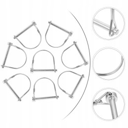 Round wire rope peg holders