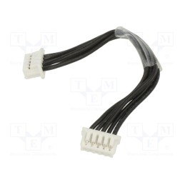 1 pcs x MOLEX - 151340500 - Plug, wire-board, female x2, PicoBlade™, PIN: 5, with leads, cables