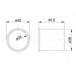 Teflon sleeve 008564 0 claas