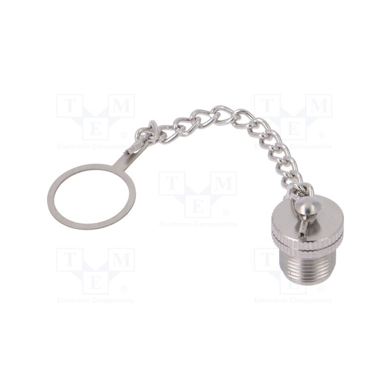 1 pcs x BULGIN - PXMBNI12CAM - Protection cover, female M12 connectors, IP67, metal