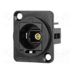 1 pcs x CLIFF - CP30217MB - Connector: fiber optic, coupler, Toslink socket,both sides, FT