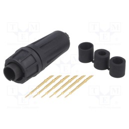 1 pcs x SWITCHCRAFT - EN2C6M26DC - Connector: circular, EN2, plug, male, soldering, for cable, PIN: 6