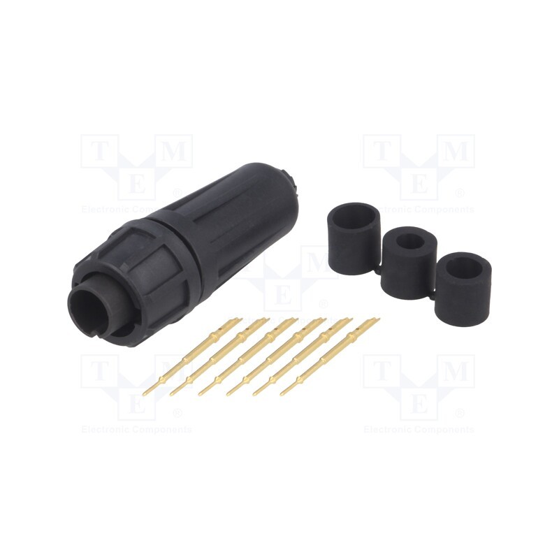 1 pcs x SWITCHCRAFT - EN2C6M26DC - Connector: circular, EN2, plug, male, soldering, for cable, PIN: 6