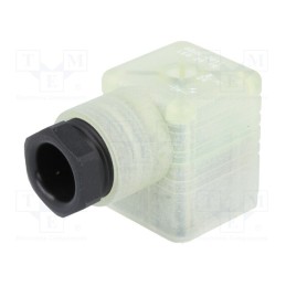 1 pcs x HIRSCHMANN - 932521002 GDML 2011 LED 24 VR SCHWARZ - Connector: valve connector, plug, form A, 18mm, female, PIN: 3, PG1