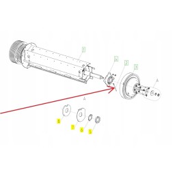 100043927 bearing lubricator tube