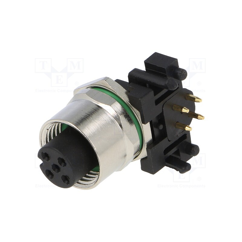 1 pcs x DEGSON ELECTRONICS - SR-M12A-04P-FF-SF7003-00A(H) - Socket, M12, PIN: 4, female, A code-DeviceNet / CANopen, THT, 250V