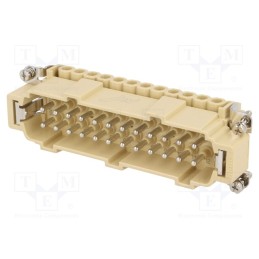 1 pcs x ILME - JNEM 24 - Connector: HDC, male, JEI, PIN: 24, 24+PE, size 104.27, 16A, 500V