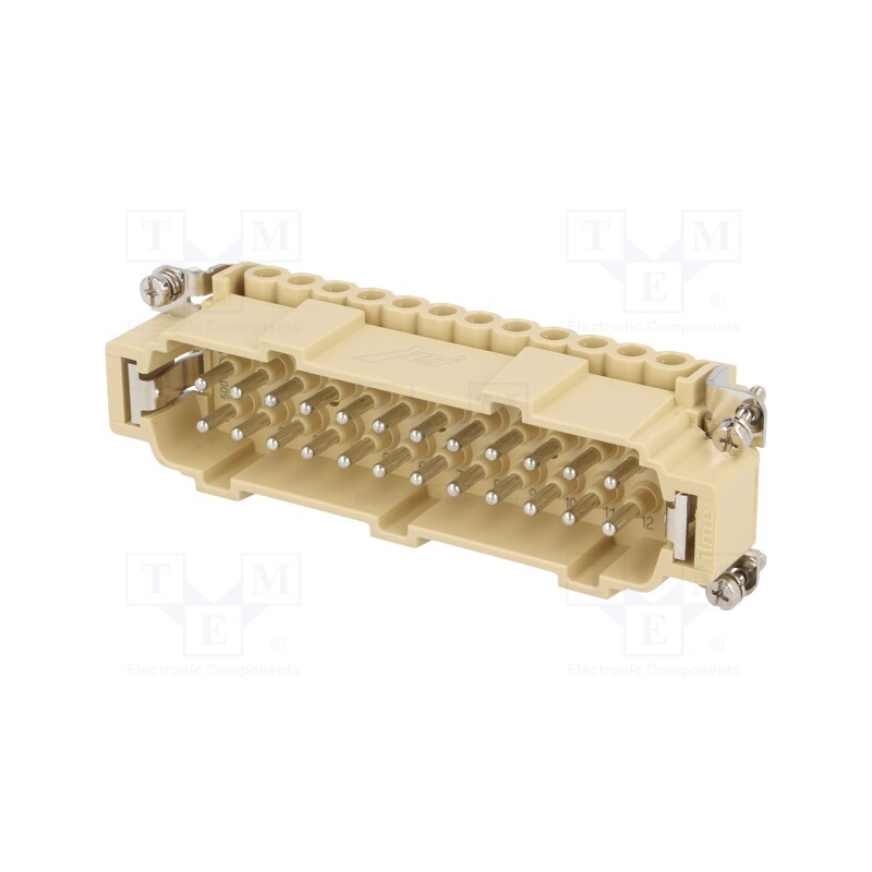 1 pcs x ILME - JNEM 24 - Connector: HDC, male, JEI, PIN: 24, 24+PE, size 104.27, 16A, 500V