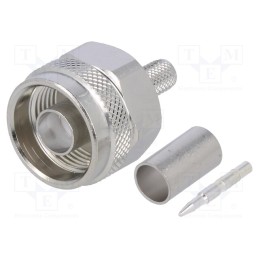 1 pcs x TELEGu00c4RTNER - J01020A0119 - Plug, N, male, straight, 50Ω, B7808A,CNT-240,H155,LMR240, crimped