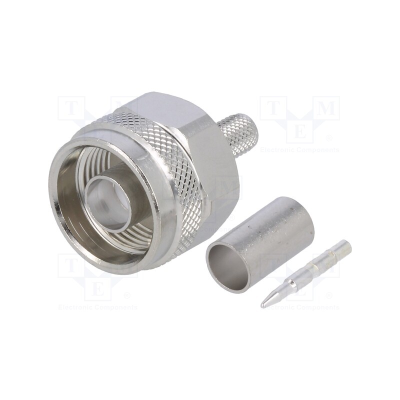 1 pcs x TELEGu00c4RTNER - J01020A0119 - Plug, N, male, straight, 50Ω, B7808A,CNT-240,H155,LMR240, crimped