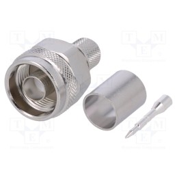 1 pcs x TELEGu00c4RTNER - J01020A0127 - Plug, N, male, straight, 50Ω, B7810A,B9913,B9914,LMR400, crimped