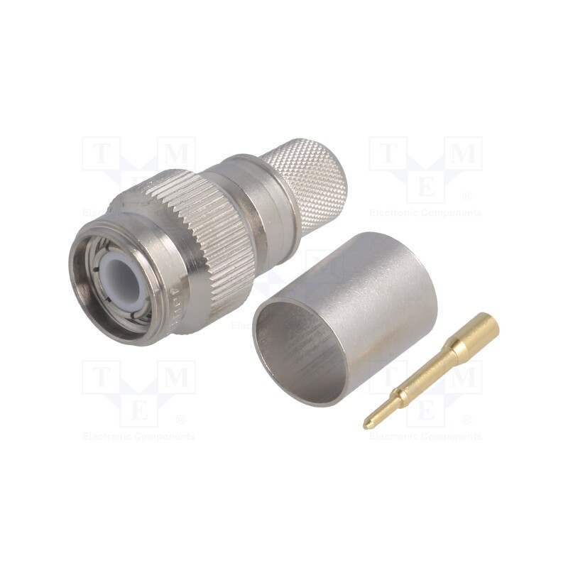 1 pcs x TELEGu00c4RTNER - J01010A0052 - Plug, TNC, male, straight, 50Ω, RG214, crimped, for cable, PTFE