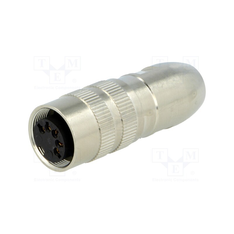 1 pcs x LUMBERG - 0322 05 - Connector: M16, plug, female, soldering, for cable, PIN: 5, 5A, 60V
