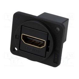 1 pcs x CLIFF - CP30200GX - Coupler, HDMI socket,both sides, shielded, XLR standard, 19x24mm