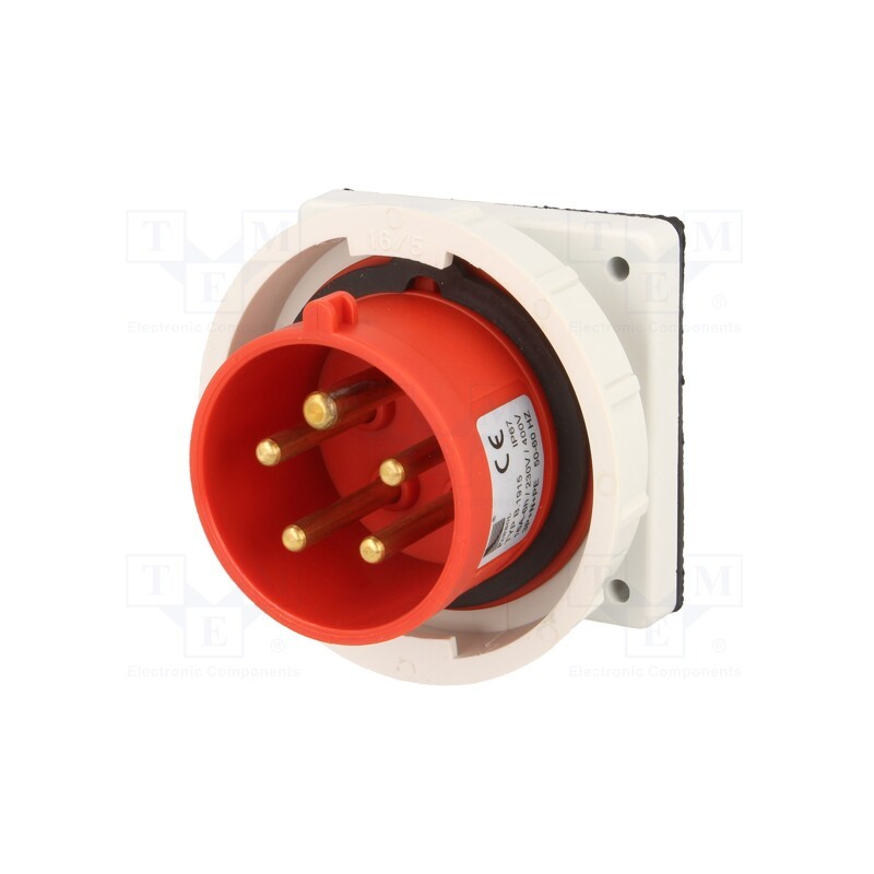 1 pcs x PAWBOL - B.1915 - Connector: AC supply 3-phase, socket, male, 16A, 400VAC, IEC 60309