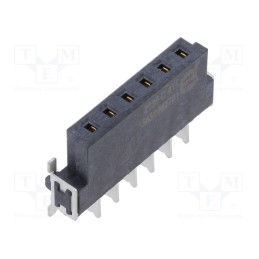 1 pcs x HARTING - 15650062701333 - Connector: PCB to PCB, female, PIN: 6, 2.54mm, har-flex® Power