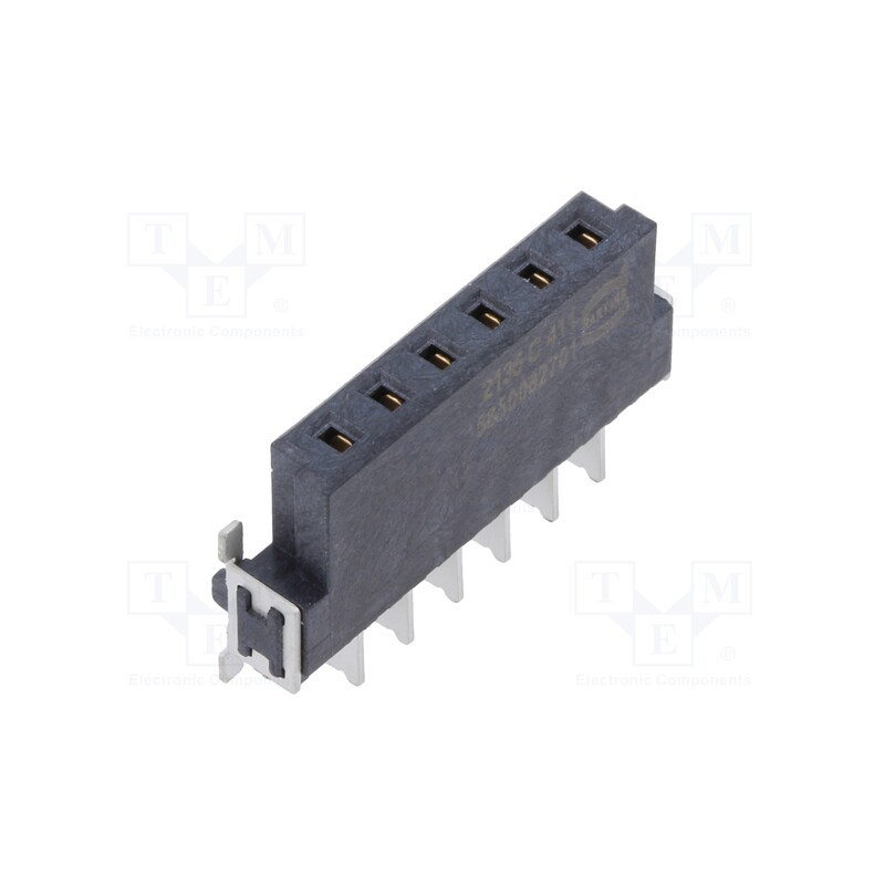 1 pcs x HARTING - 15650062701333 - Connector: PCB to PCB, female, PIN: 6, 2.54mm, har-flex® Power