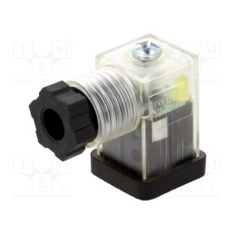 1 pcs x MURR ELEKTRONIK - 7000-30105-0000000 - Connector: valve connector, plug, form C, 8mm, female, PIN: 3, 4÷6mm