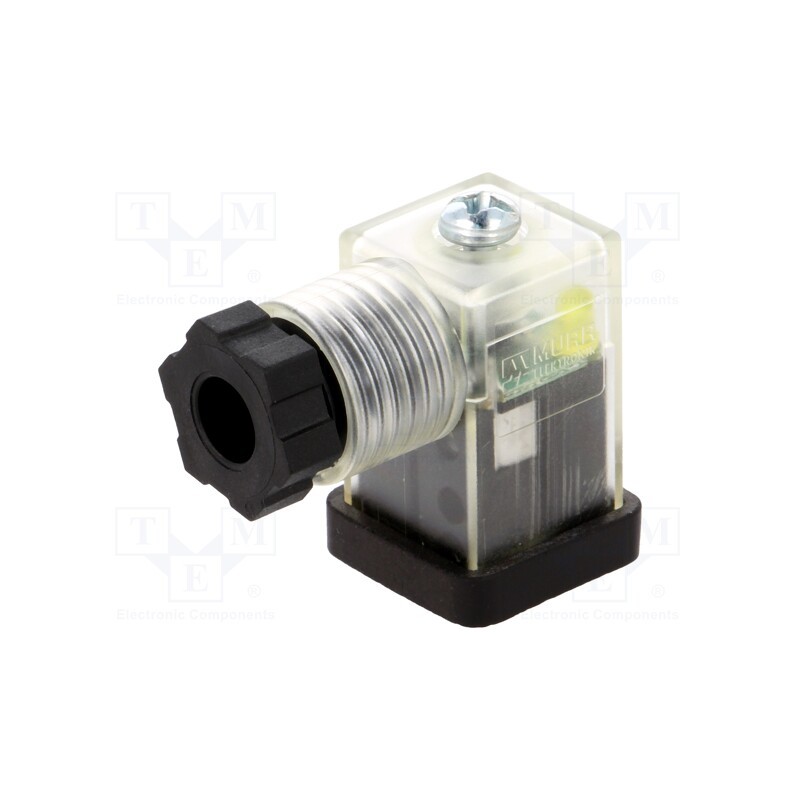 1 pcs x MURR ELEKTRONIK - 7000-30105-0000000 - Connector: valve connector, plug, form C, 8mm, female, PIN: 3, 4÷6mm