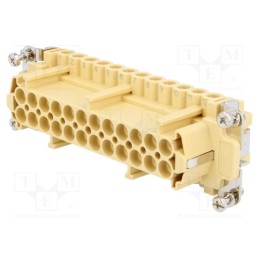 1 pcs x ILME - JNEF 24 - Connector: HDC, female, JEI, PIN: 24, 24+PE, size 104.27, 16A, 500V