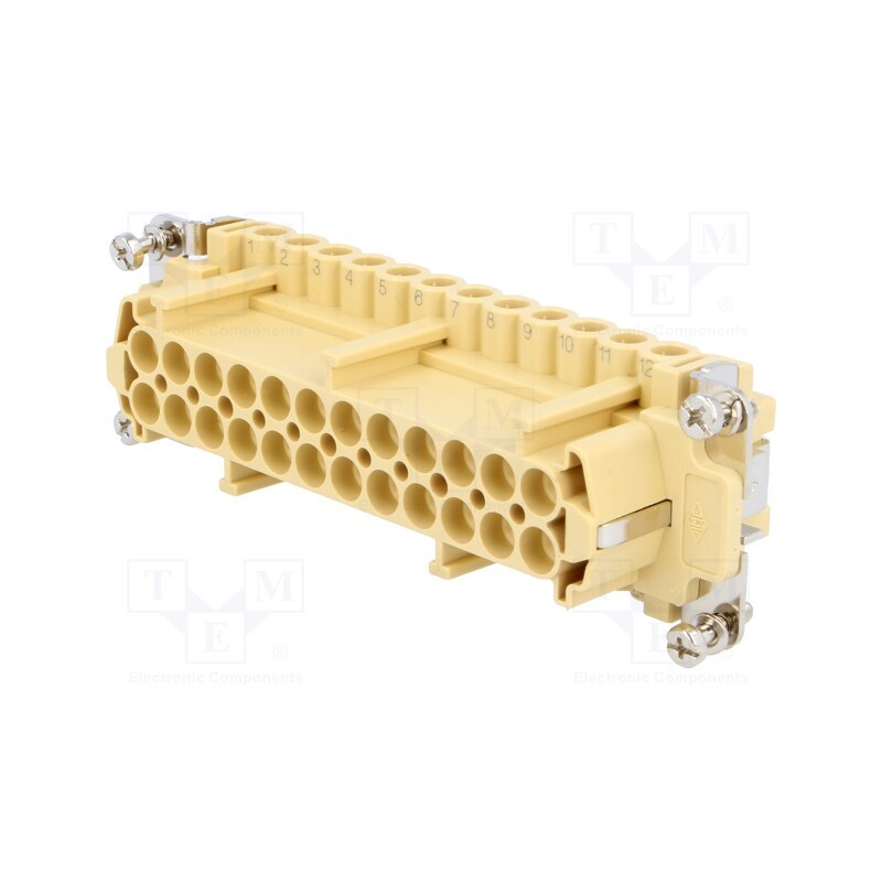 1 pcs x ILME - JNEF 24 - Connector: HDC, female, JEI, PIN: 24, 24+PE, size 104.27, 16A, 500V