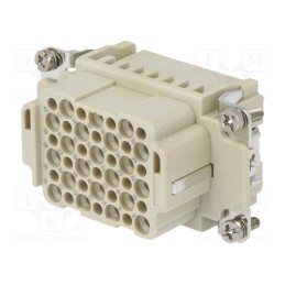 1 pcs x DEGSON ELECTRONICS - DDD-042-FC - Connector: HDC, contact insert, female, DDD, PIN: 42, 42+PE, crimped