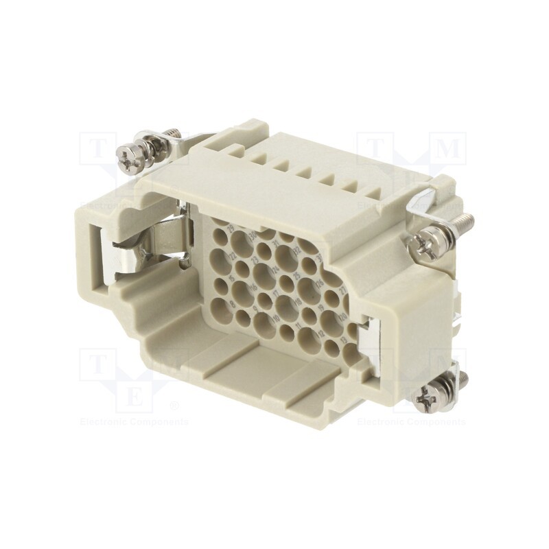 1 pcs x DEGSON ELECTRONICS - DDD-042-MC - Connector: HDC, contact insert, male, DDD, PIN: 42, 42+PE, size D10B