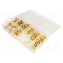 1 set x YATO - YT-068683 - Kit: connectors, crimped, for cable, non-insulated, 450pcs.