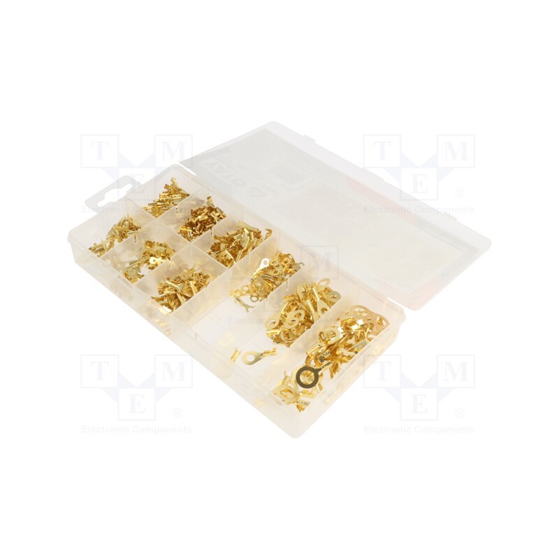 1 set x YATO - YT-068683 - Kit: connectors, crimped, for cable, non-insulated, 450pcs.