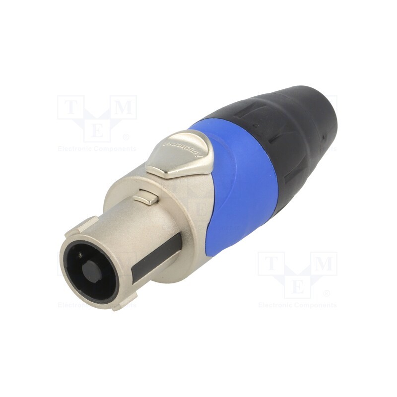 1 pcs x AMPHENOL - SP-4-FNS - Plug, loudspeaker, female, PIN: 4, for cable, 30A, 133V, zinc alloy