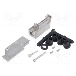 1 pcs x MH CONNECTORS - MHDCMR15-ULP - Enclosure: for D-Sub connectors, D-Sub 15pin,D-Sub HD 26pin