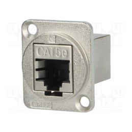 1 pcs x CLIFF - CP30220SM - Coupler, FT, Cat: 5e, shielded, Layout: 8p8c, 19x24mm, Mat: metal