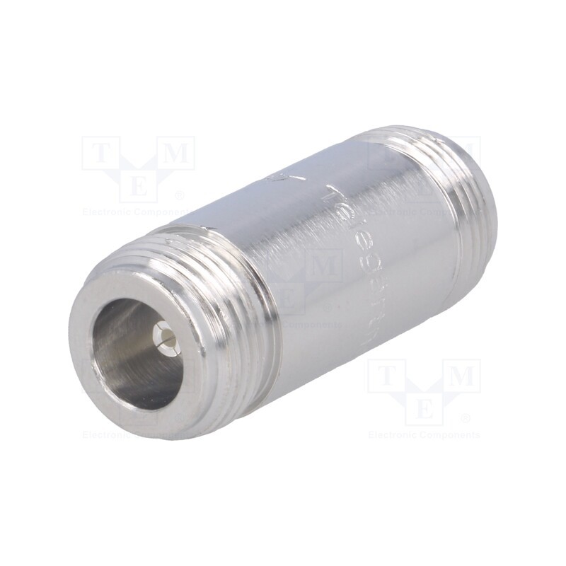 1 pcs x TELEGu00c4RTNER - J01024A0004 - Coupler, N socket,both sides, straight, 50Ω, PTFE, gold-plated