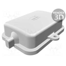 1 pcs x HARTING - 9300065405 - Protection cover, Han, size 6B, for latch, plastic, 44x27mm