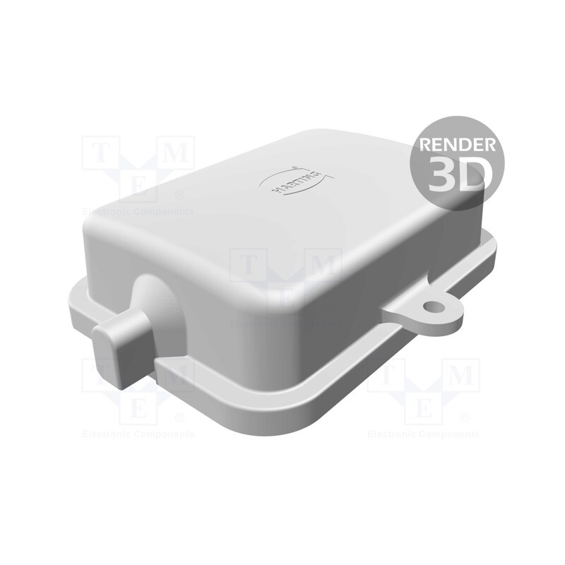 1 pcs x HARTING - 9300065405 - Protection cover, Han, size 6B, for latch, plastic, 44x27mm