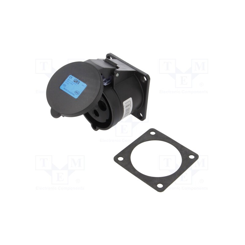 1 pcs x PCE - 323-6X - Connector: AC supply 3-phase, socket, female, 32A, 230VAC, IP54