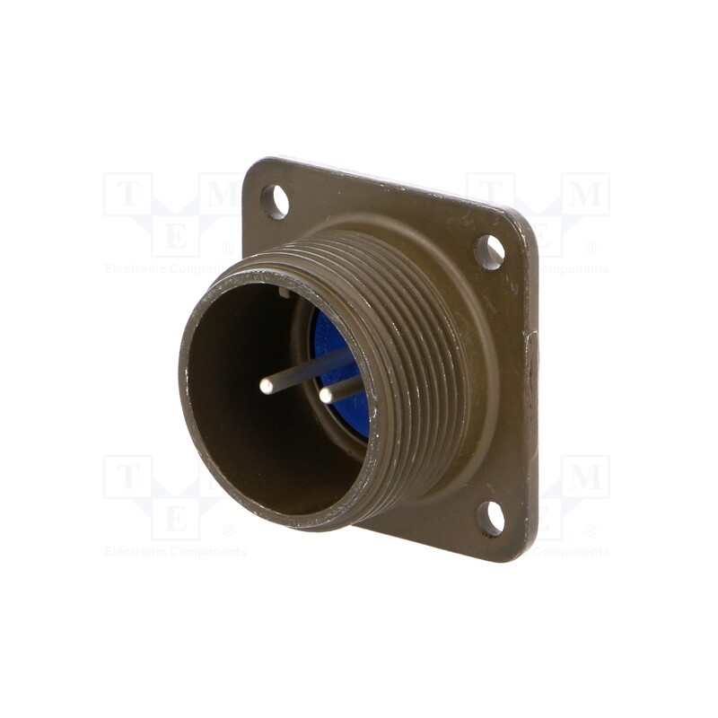 1 pcs x AMPHENOL - 97-3102A-16S-4P - Connector: circular, size 16S, 97, aluminium alloy, olive, socket