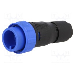 1 pcs x BULGIN - PX0410/03P/5560 - Connector: circular, plug, male, PIN: 3, w/o contacts, for cable