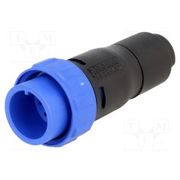 1 pcs x BULGIN - PX0410/12P/6065 - Connector: circular, plug, male, PIN: 12, w/o contacts, for cable