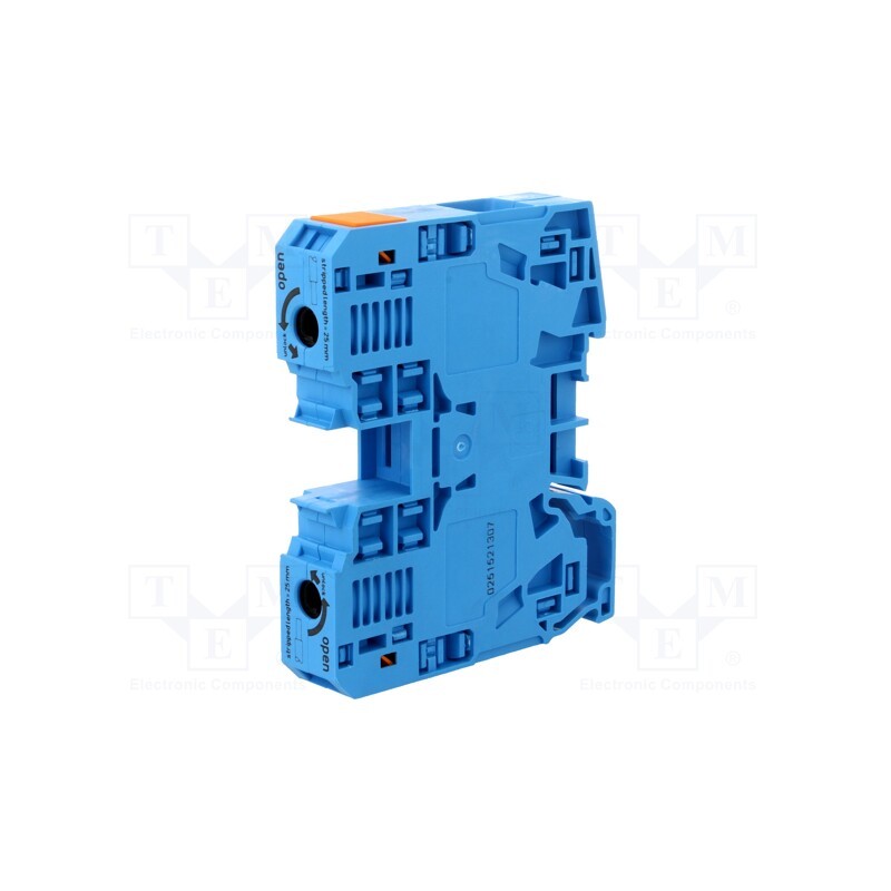 1 pcs x WAGO - 285-134 - Splice terminal: rail, 6÷35mm2, ways: 1, terminals: 2, blue, 285, 1kV