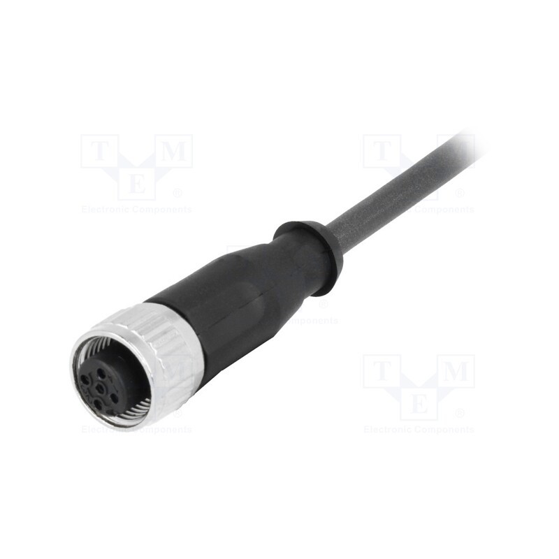 1 pcs x HARTING - 21348500491010 - Plug, M12, PIN: 4, female, A code-DeviceNet / CANopen, 1m, straight